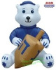 7 Foot Hanukkah Bear Inflatable